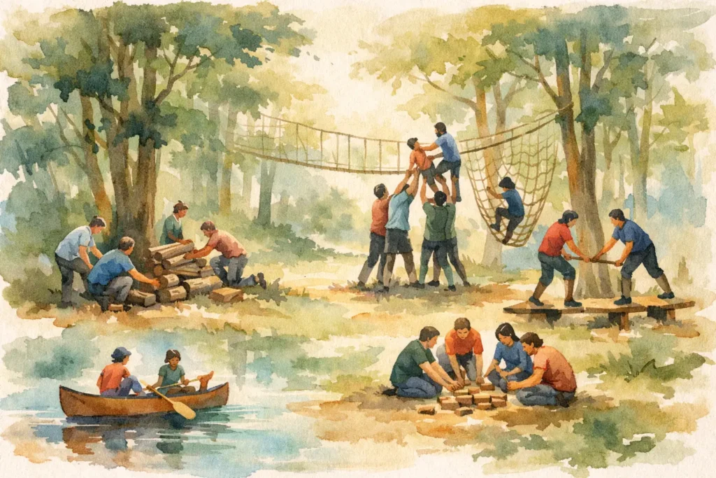 10 Forest Team Building Activities That Work