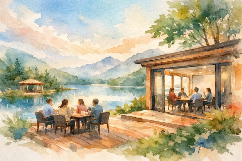 Company Retreat with Meeting Rooms Done Right