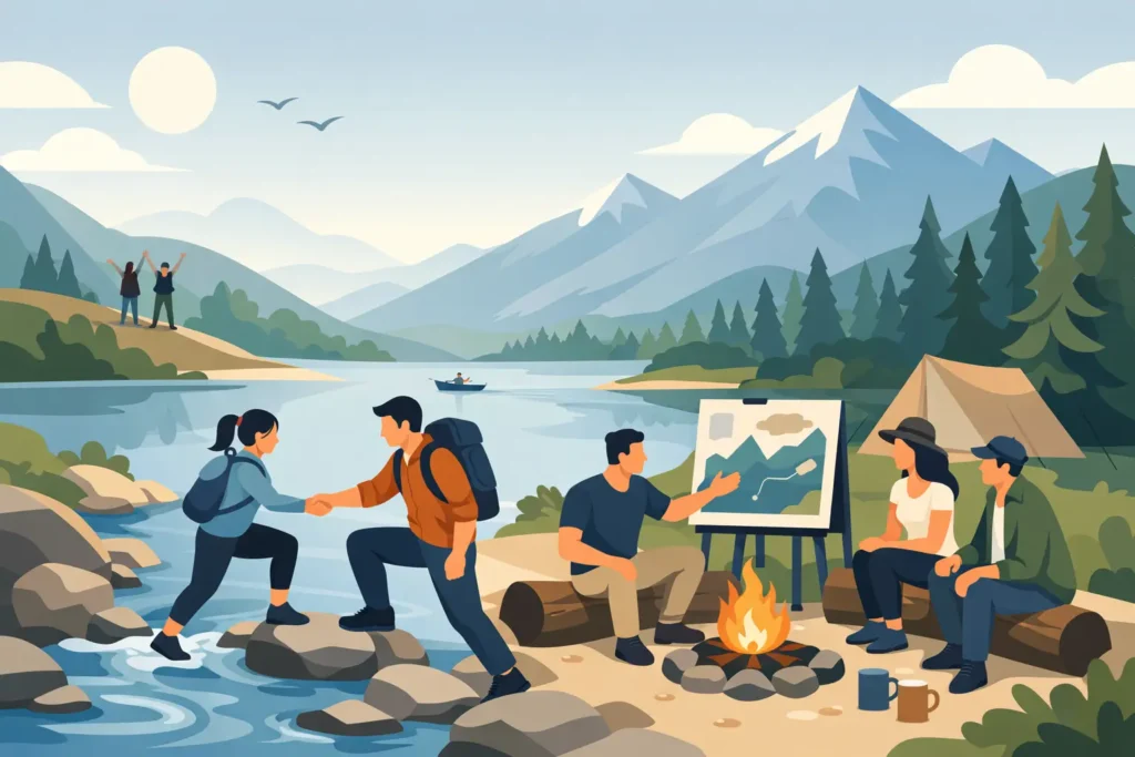 Why premium team building in nature works